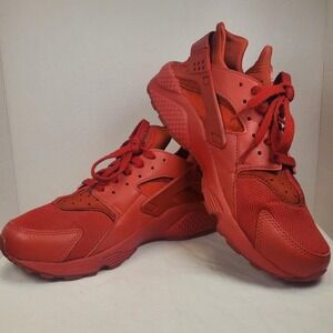 Nike Hurache Triple Red 2015 Men's size 9 shoes sneakers 318429-660 Retro‎ Y2K